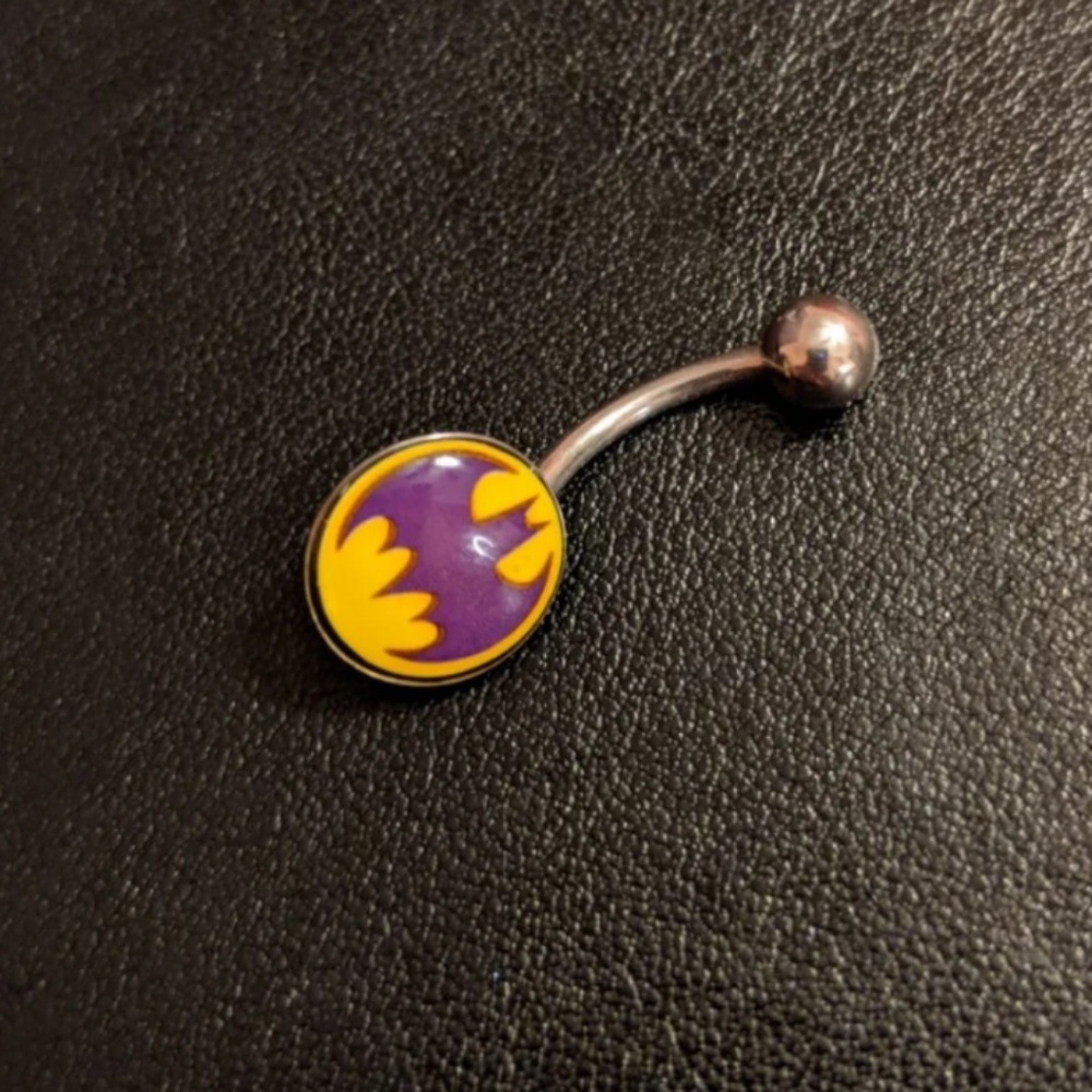 Batman Bellybutton Ring